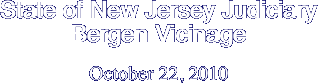 State of New Jersey Judiciary